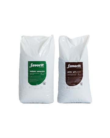 2 x 20 KG FAVORIT VOKSEN & AKTIV HUNDEFODER